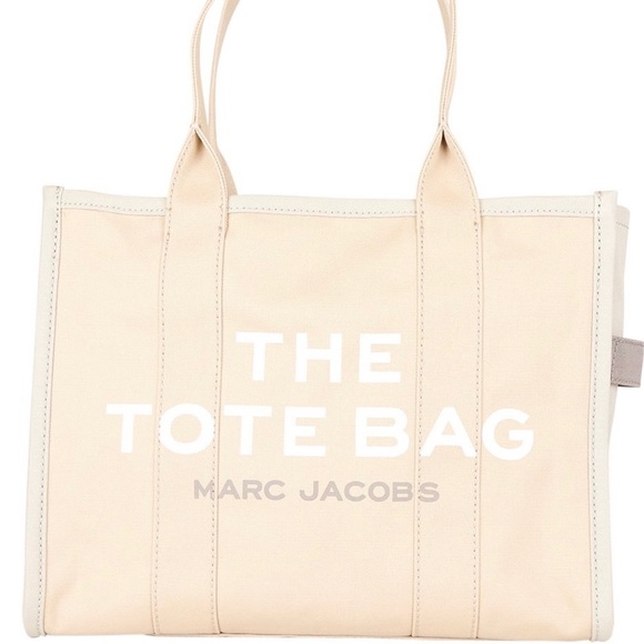 BNWT Marc Jacobs Beige & Taupe 'The Tote Bag' The Color Block Large Tote - Picture 1 of 3